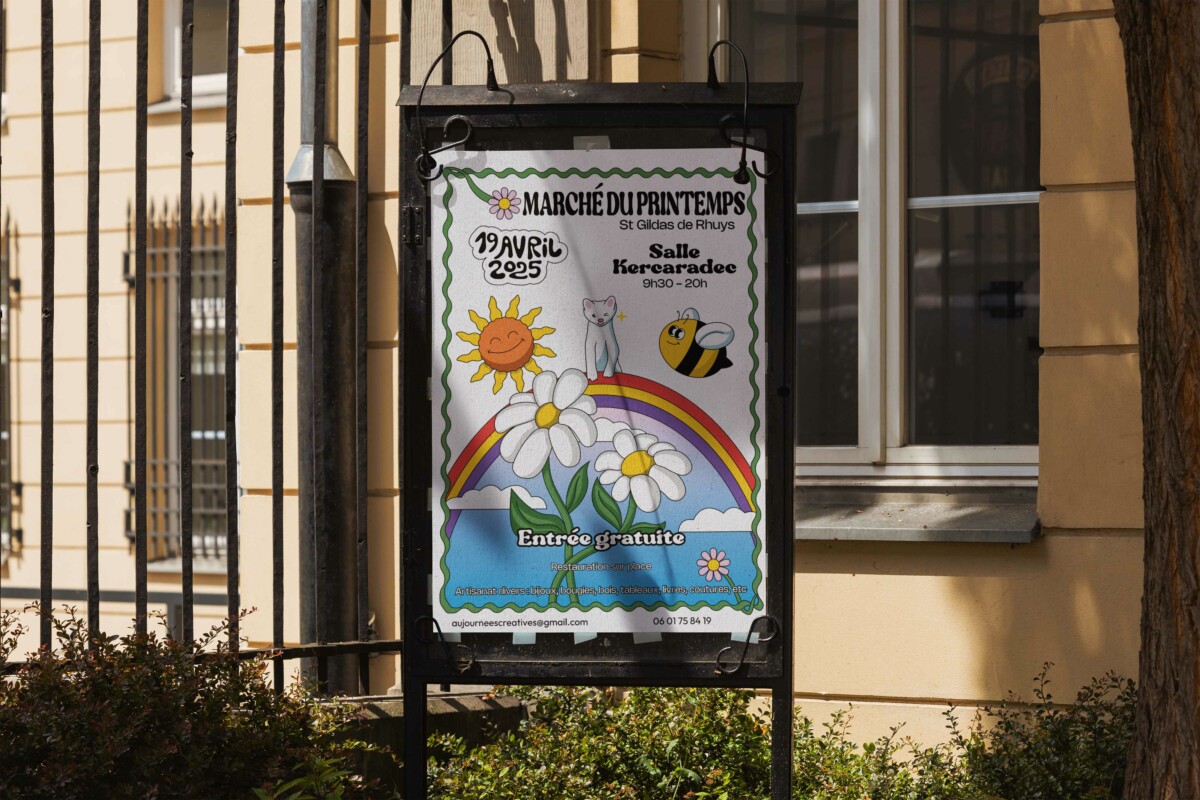 Marché du printemps St-Gildas-de-Rhuys 2025 – Affiche